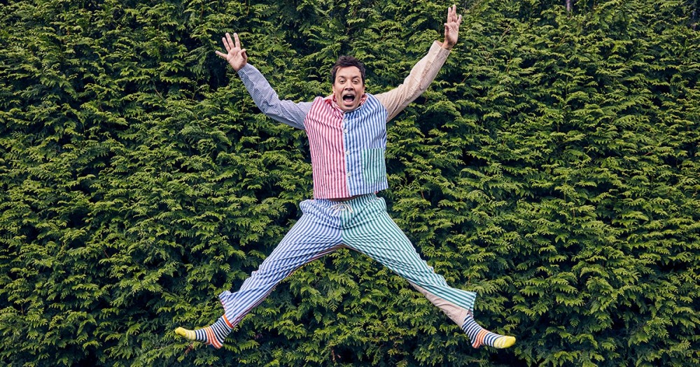 Jimmy Fallon Has Teamed Up With Alex Mill on a Colorful Collection of Charitable Pajamas