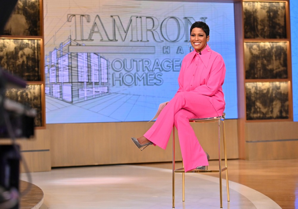 Image may contain Clothing Apparel Tamron Hall Sleeve Human Person Long Sleeve Footwear and Shoe