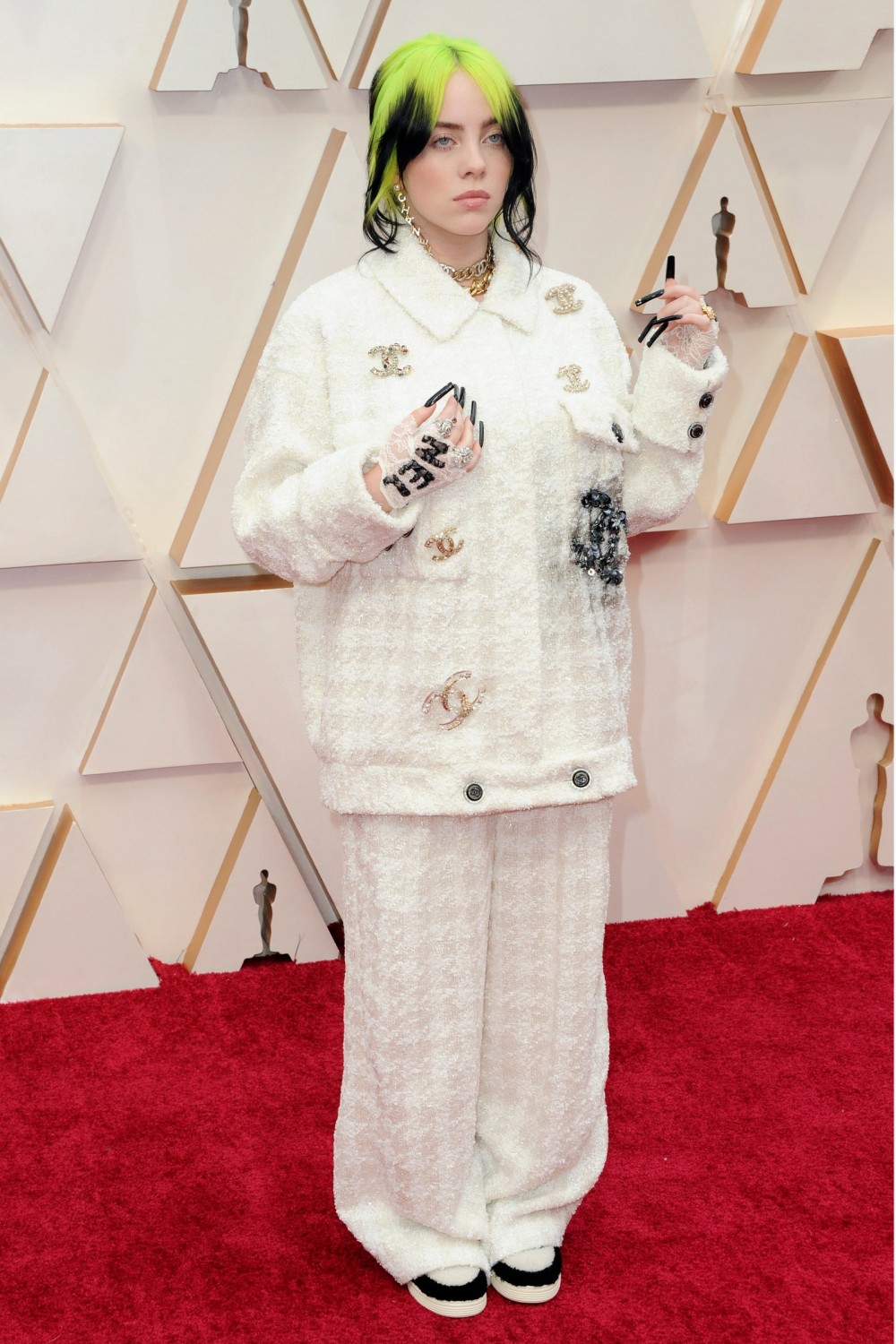 Billie Eilish in Chanel at the 2020 Academy Awards