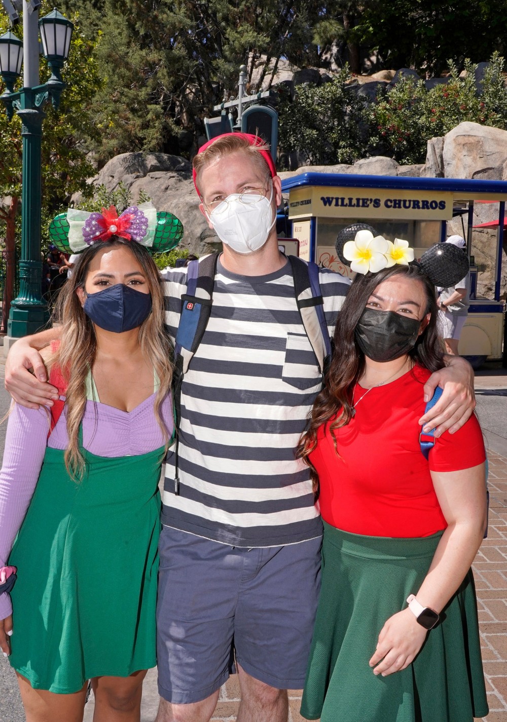 Disneybounders at Disneyland reopening day.