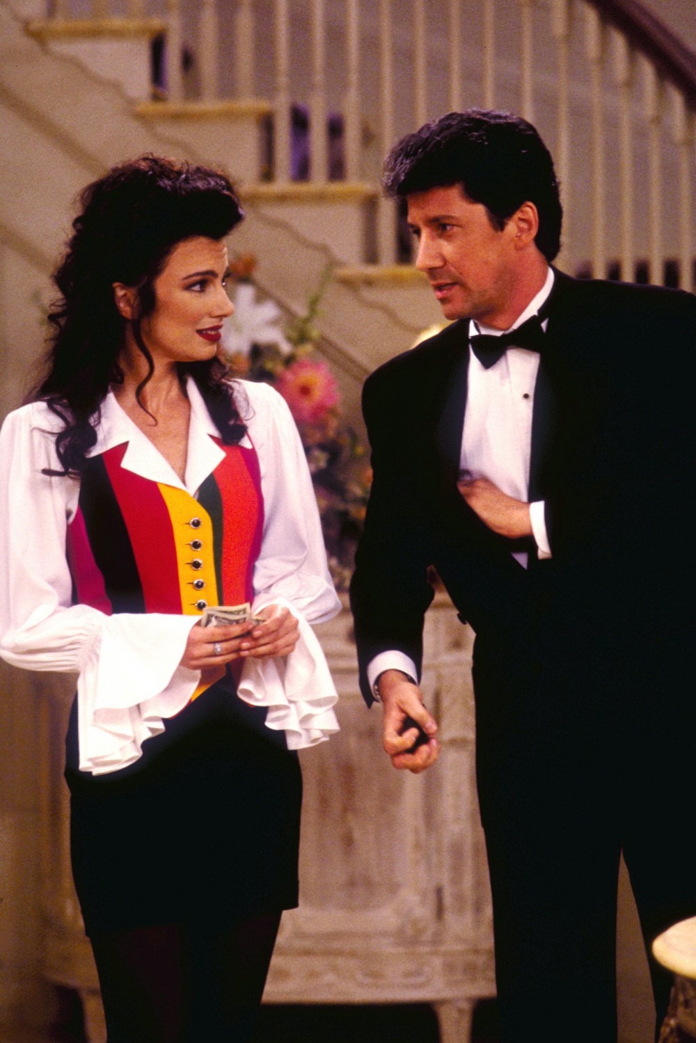 LOS ANGELES  JANUARY 3 THE NANNY featuring Fran Drescher and Charles Shaugnessy. January 1994. 