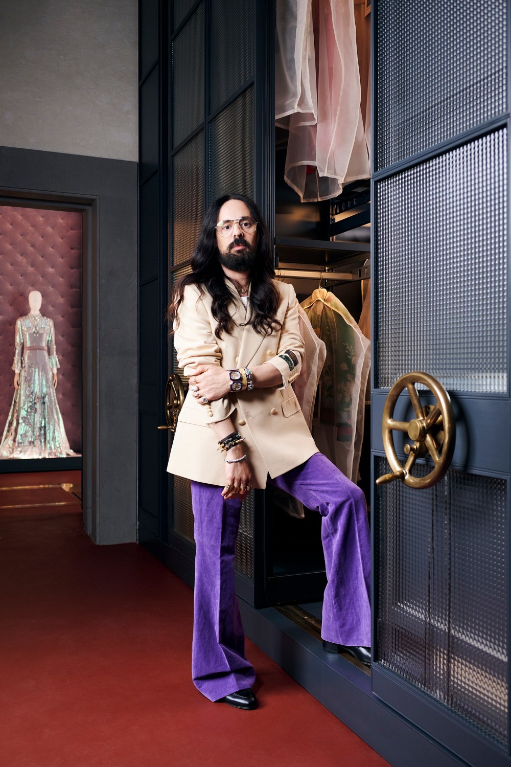 The renovation of the Gucci Archive has been a pure delight for Alessandro Michele. Im a collector and conservator of...